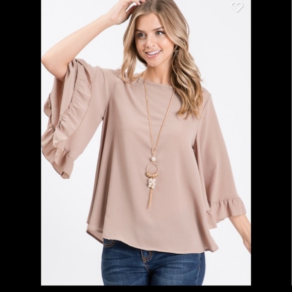 Taupe Top - Picture 4 of 12